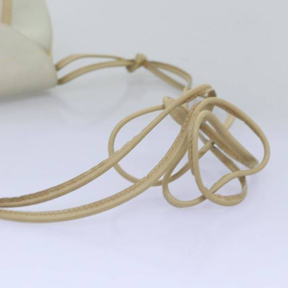 GUCCI Shoulder Bag Leather Beige Auth ep4257 - Picture 7 of 16